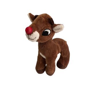 Rudolph The Red Nosed Reindeer Plush Stuffed Animal 8" Toy